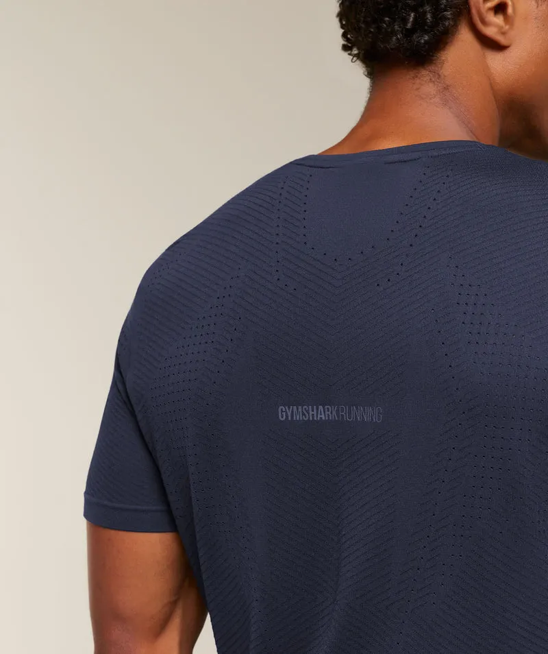 Gymshark Seamless Running T-Shirt - Heavy Blue