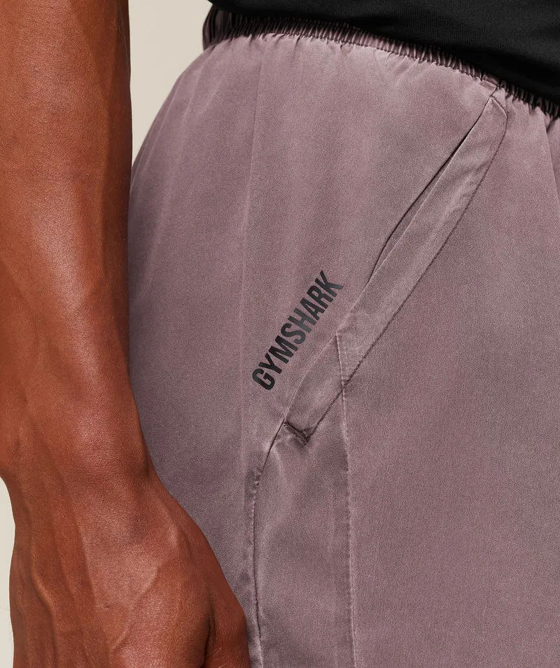 Gymshark Sport Washed Shorts - Cherry Purple/Wash