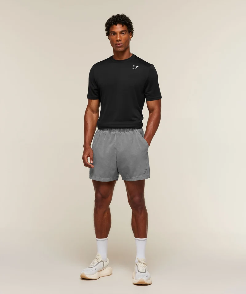 Gymshark Sport Washed Shorts - Black/Wash
