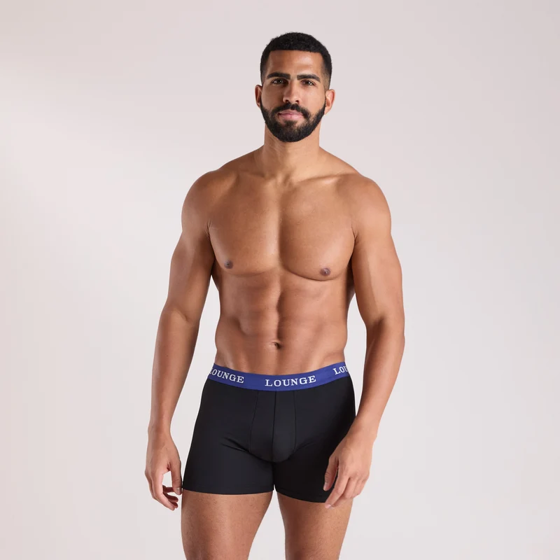 Everyday Herren-Boxer (3er Paket) - Schwarz Multi