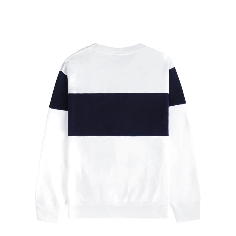 Sporty & Rich Signature Logo Block Crewneck
