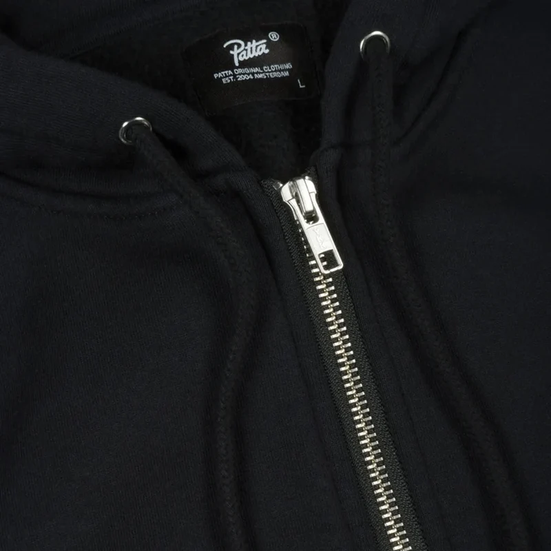 Patta Embro Classic Zip Up Hooded Sweater