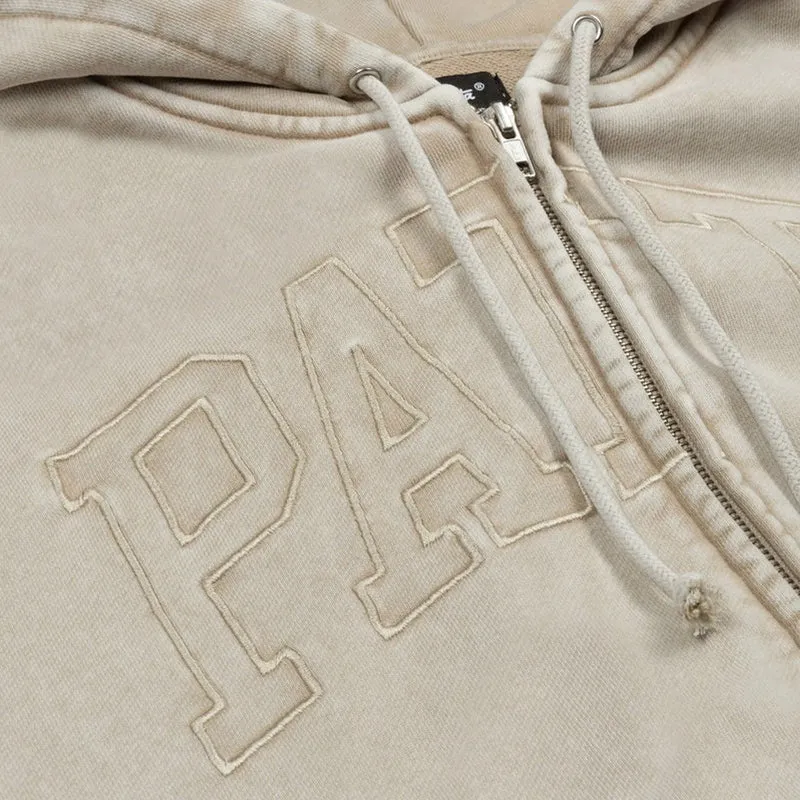 Patta Loopback Logo Zip Hooded Sweater