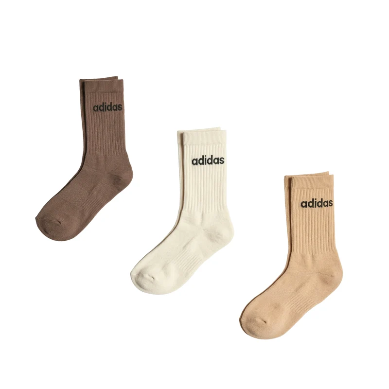 Adidas Linear Crew Cushioned Socks 3 Pairs