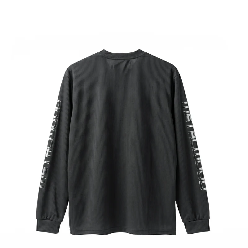 Metalwood Longsleeve Moto Crewneck Top