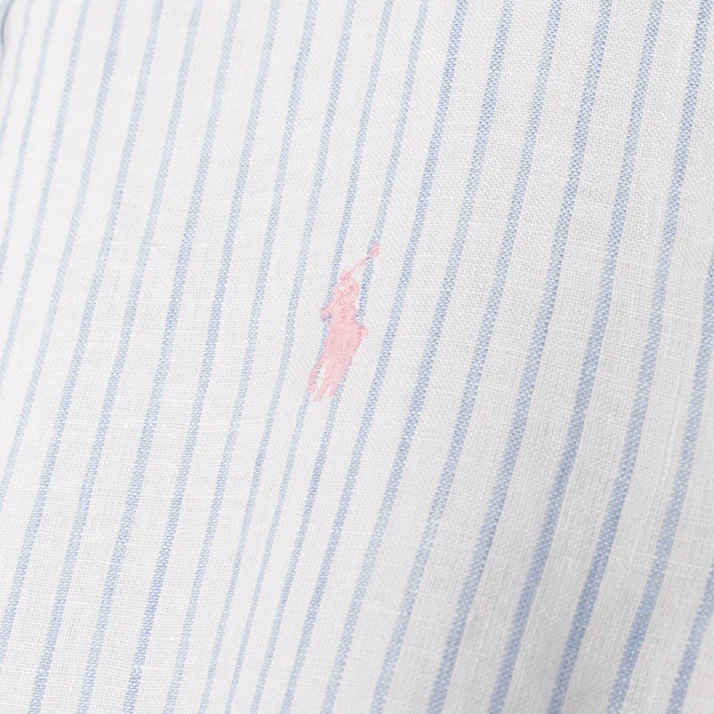 Polo Ralph Lauren Custom Fit Striped Linen Shirt