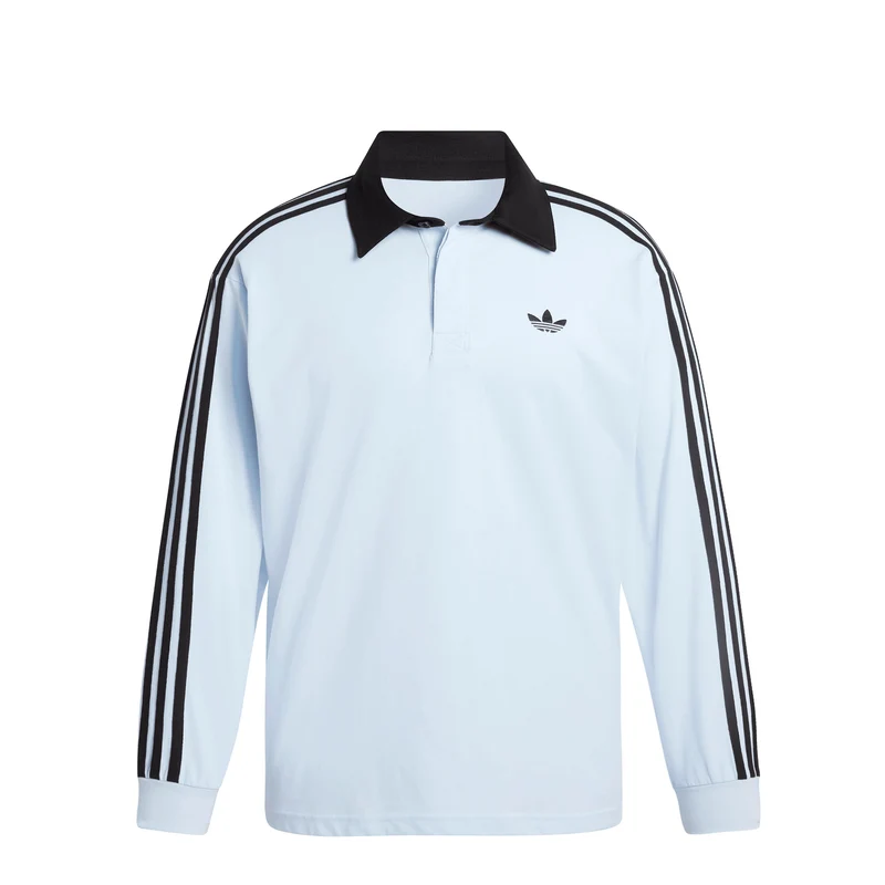 Adidas 3-Stripes Rugby Longsleeve Polo Shirt