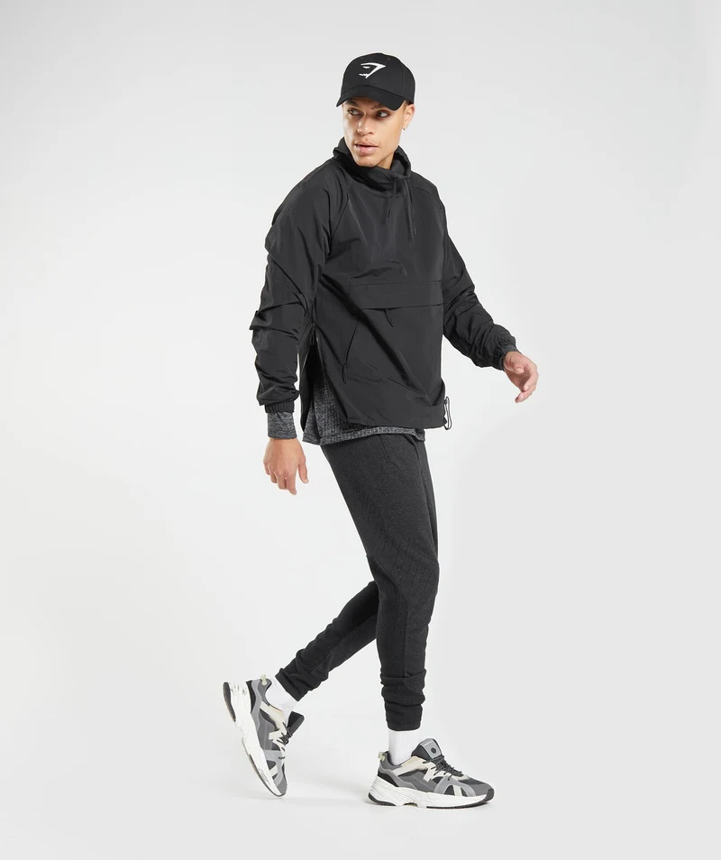 Gymshark Retake Knit Jogger - Black Marl/Black