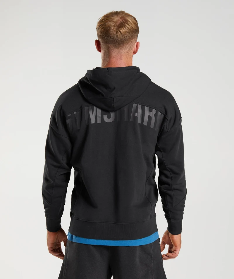 Gymshark Power Zip Up Hoodie - Black