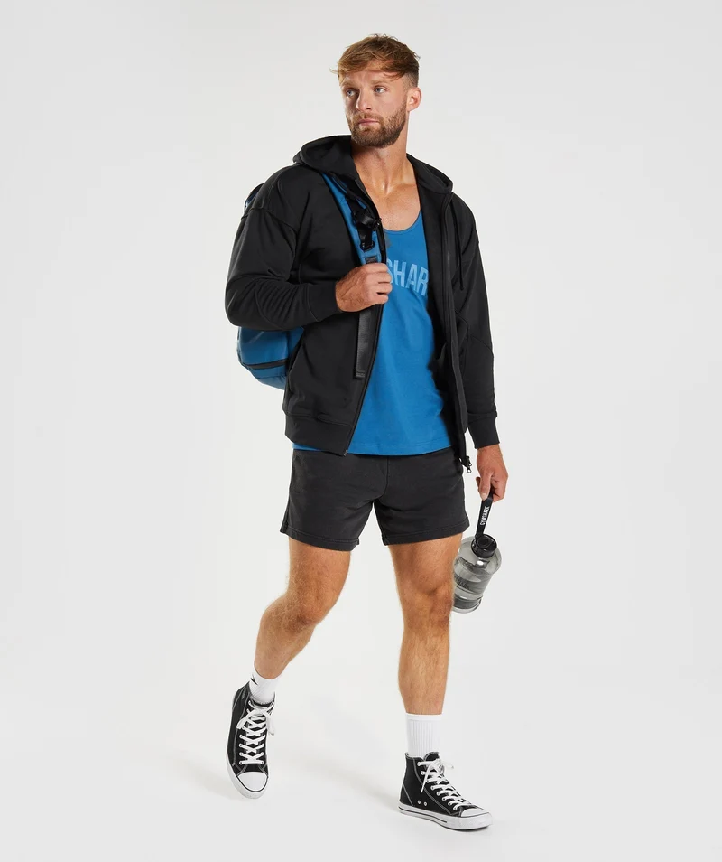 Gymshark Power Zip Up Hoodie - Black