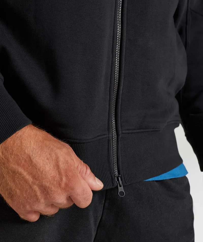 Gymshark Power Zip Up Hoodie - Black