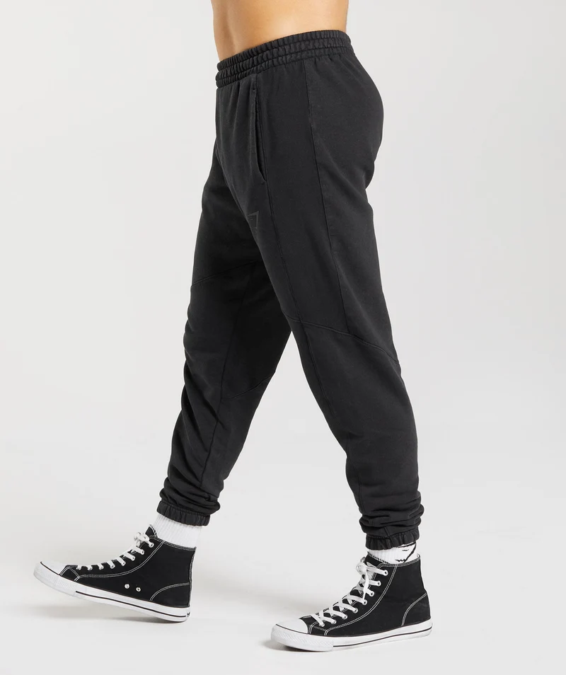 Gymshark Power Washed Joggers - Black