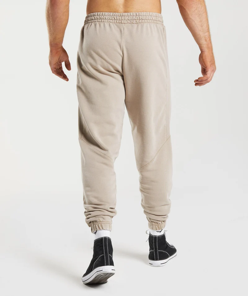Gymshark Power Washed Joggers - Cement Brown