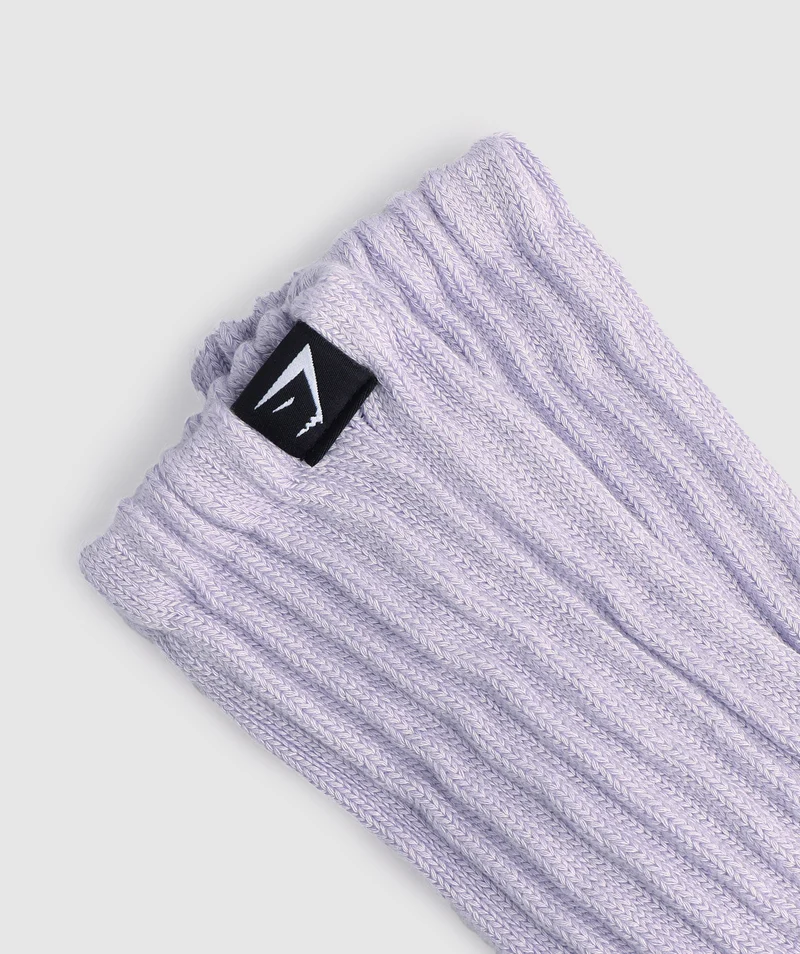 Gymshark Comfy Rest Day Socks 1pk - Soft Lilac