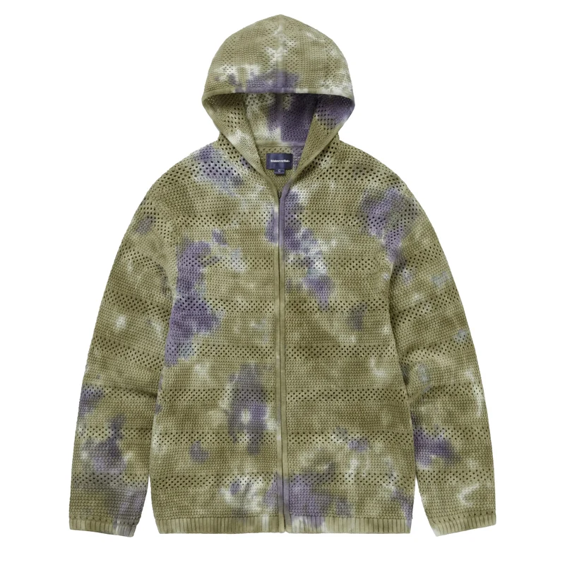 thisisneverthat Crochet Knit Zip Hoodie