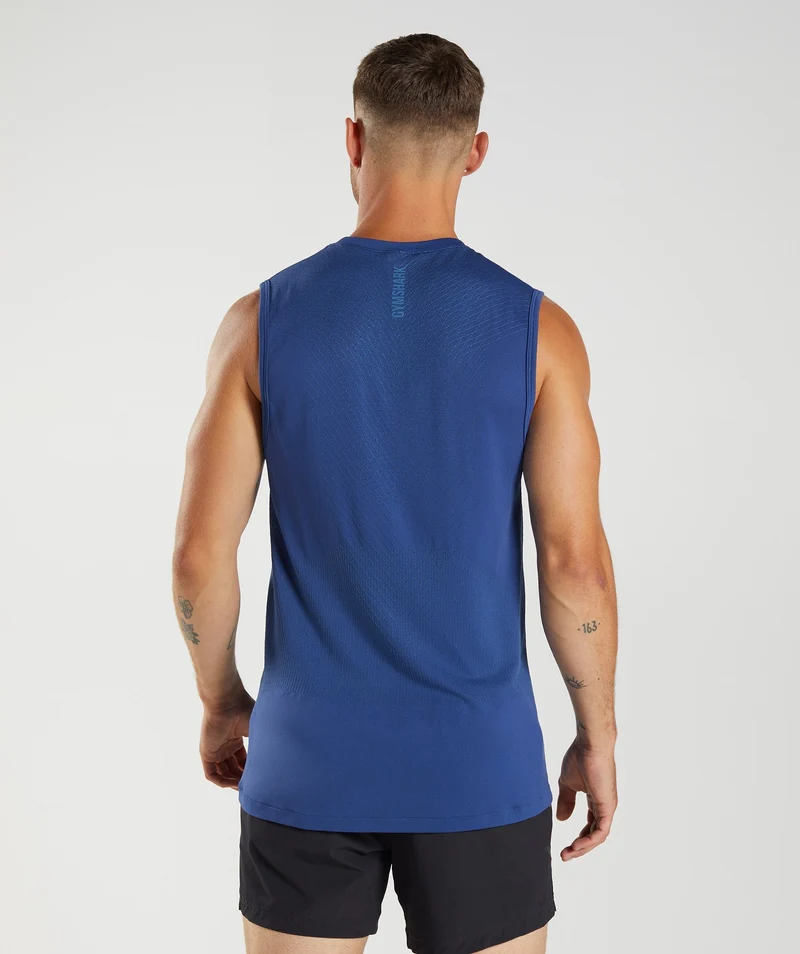 Gymshark Apex Tank - Stellar Blue/Lakeside Blue