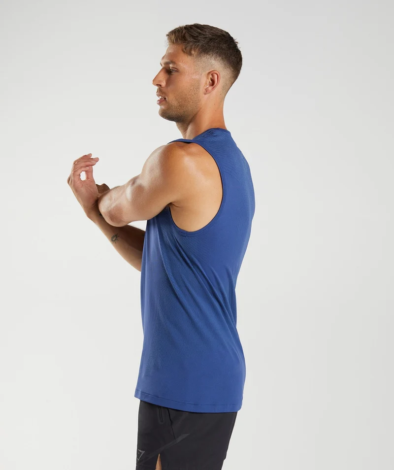 Gymshark Apex Tank - Stellar Blue/Lakeside Blue