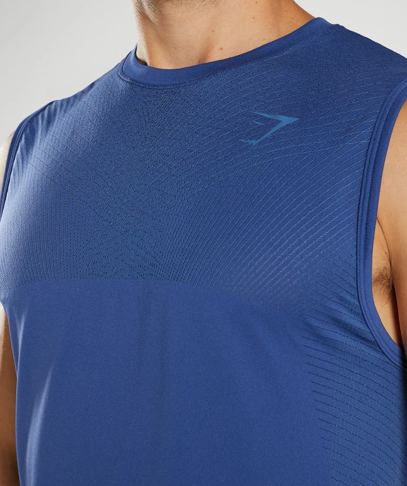 Gymshark Apex Tank - Stellar Blue/Lakeside Blue