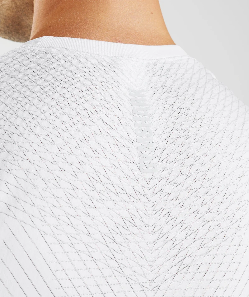 Gymshark Apex Tank - White/Light Grey