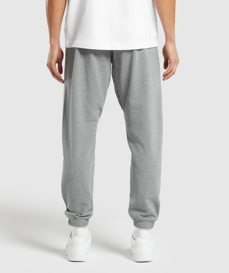 Gymshark Essential Oversized Joggers - Charcoal Grey Marl