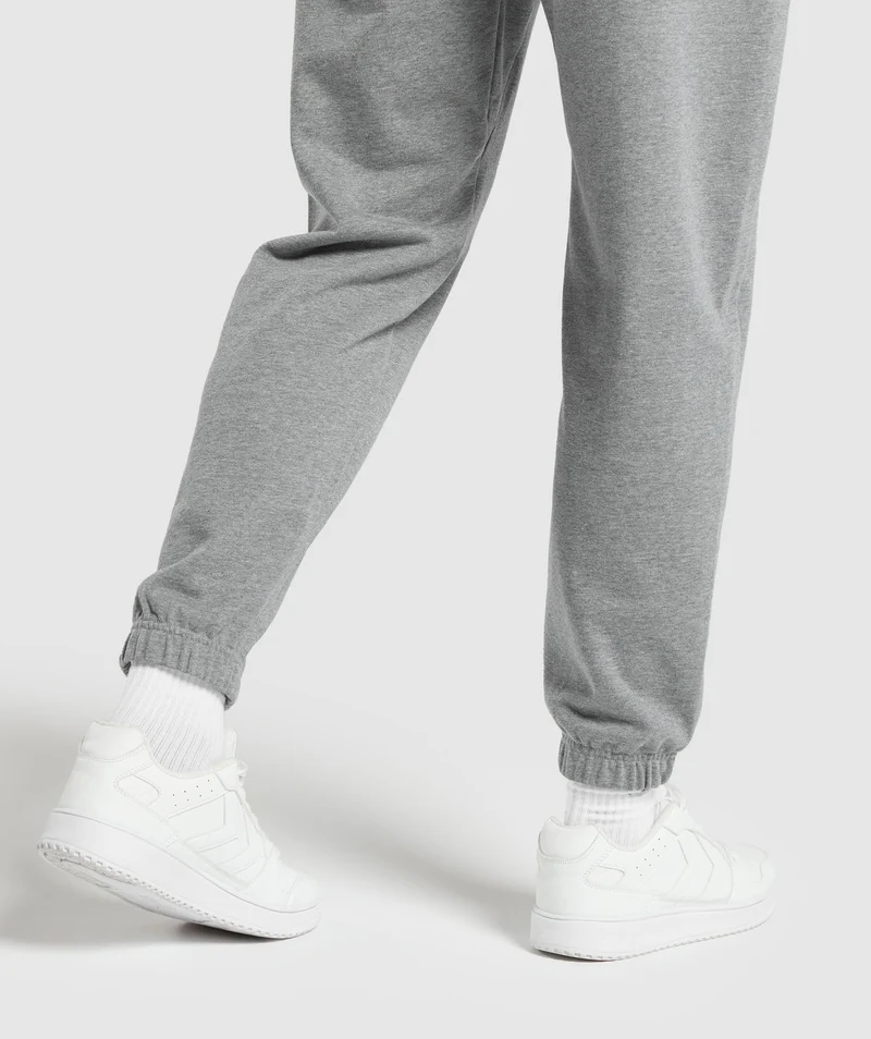 Gymshark Essential Oversized Joggers - Charcoal Grey Marl