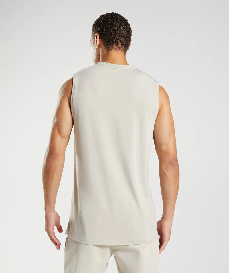 Gymshark Studio Tank - Pebble Grey