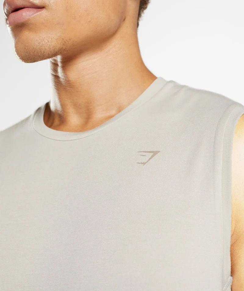Gymshark Studio Tank - Pebble Grey