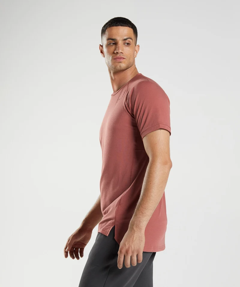 Gymshark Studio Breathe T-Shirt - Brown