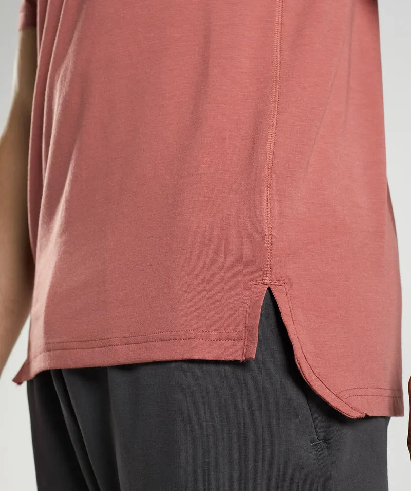 Gymshark Studio Breathe T-Shirt - Brown