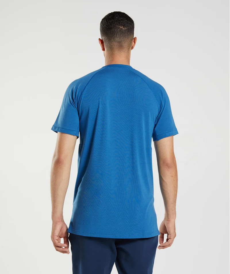 Gymshark Studio Breathe T-Shirt - Lakeside Blue