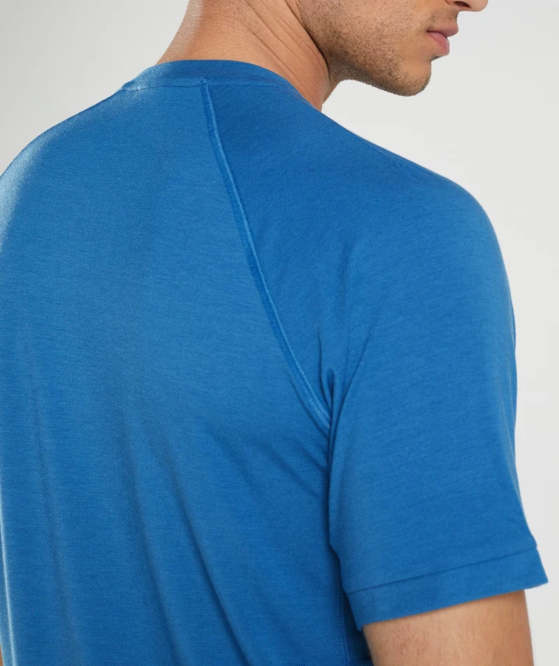 Gymshark Studio Breathe T-Shirt - Lakeside Blue