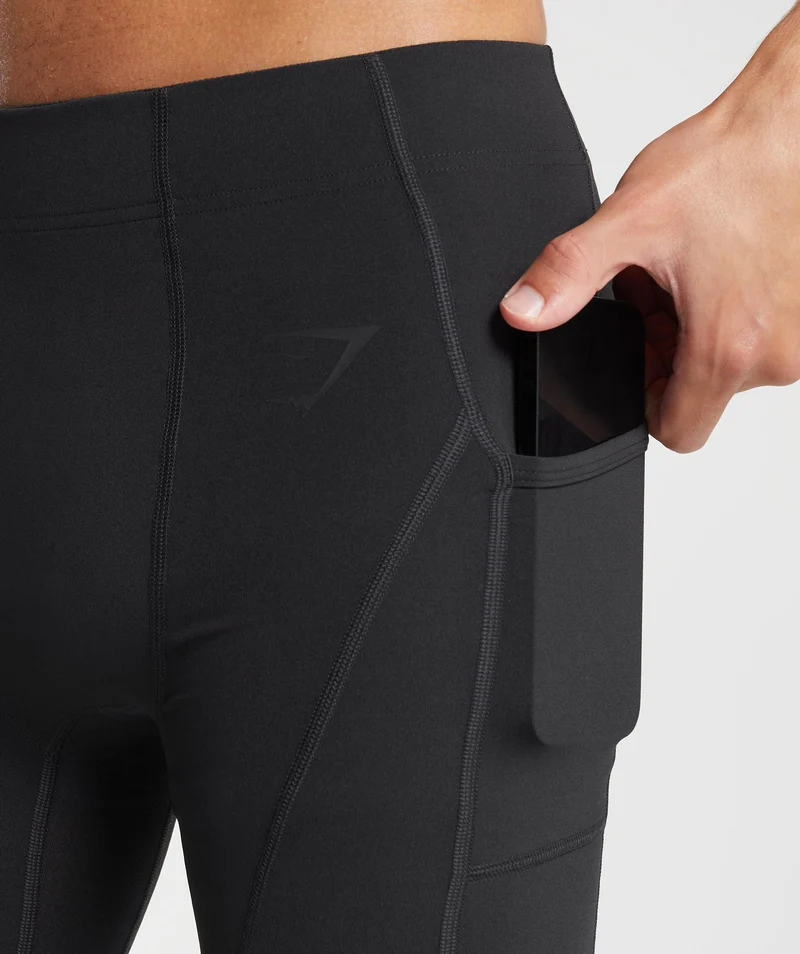 Gymshark Control Baselayer Short - Black