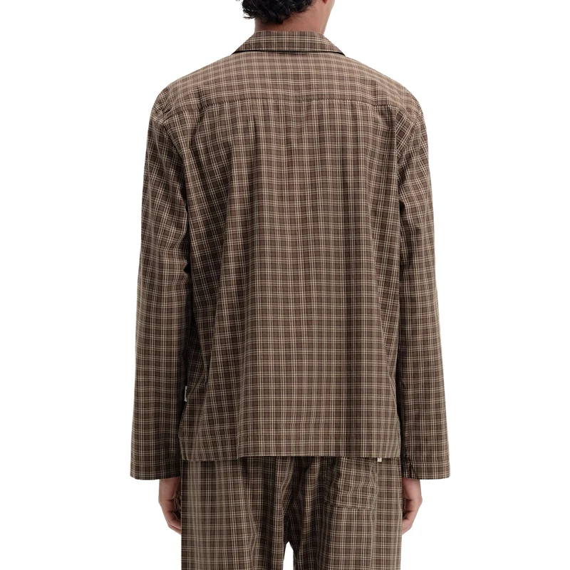 Tekla Fine Twill Long-Sleeved Sleepwear Shirts