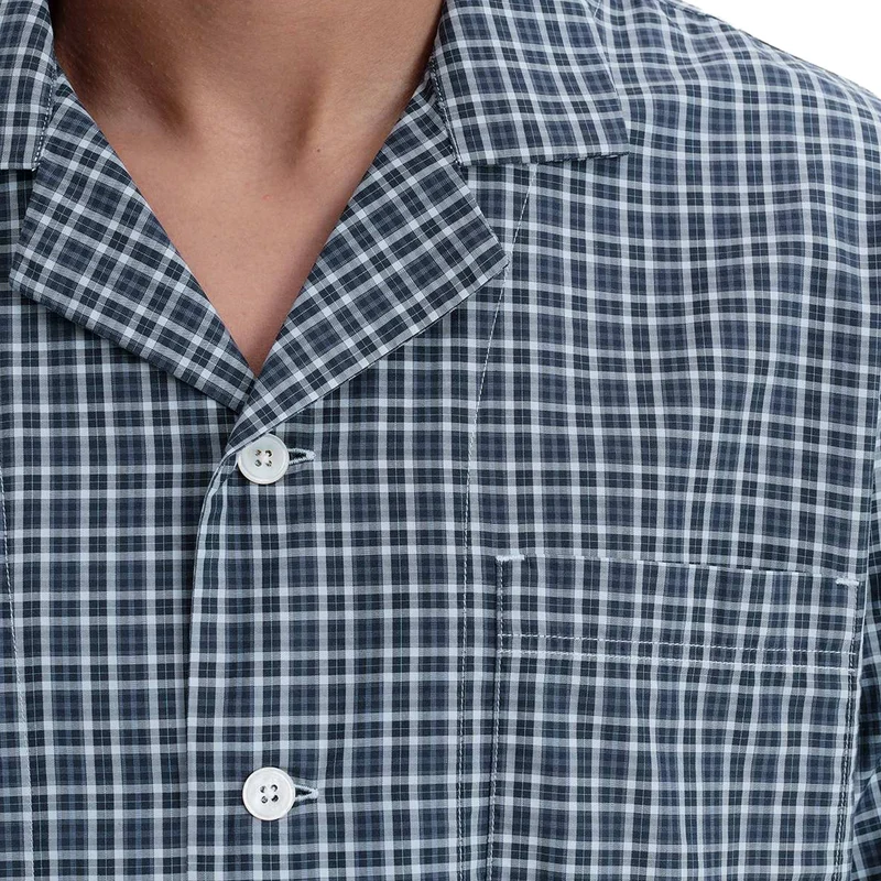 Tekla Fine Twill Long-Sleeved Sleepwear Shirts