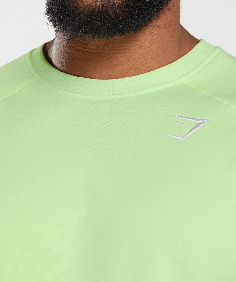 Gymshark Crest Crew - Kiwi Green