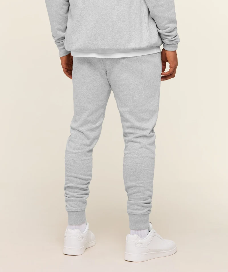 Gymshark Crest Joggers - Light Grey Marl