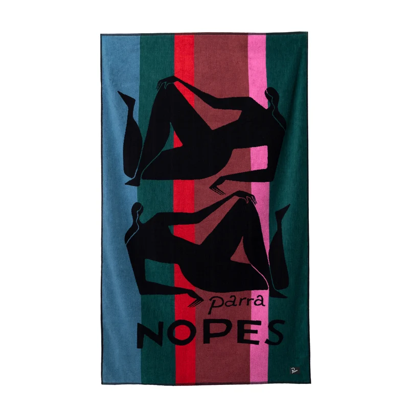By Parra Nope Und Nopes Beach Towel