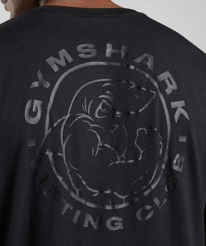 Gymshark Legacy Long Sleeve T-Shirt - Black/Black