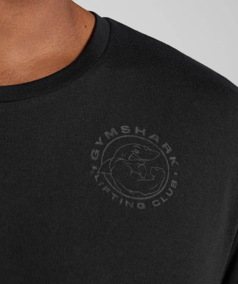 Gymshark Legacy Long Sleeve T-Shirt - Black/Black
