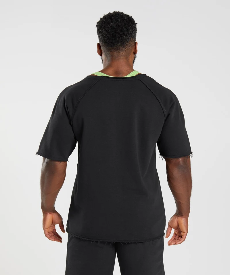 Gymshark Legacy Rag Top - Black/Black