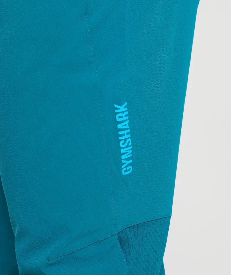Gymshark Hybrid Woven Joggers - Atlantic Blue
