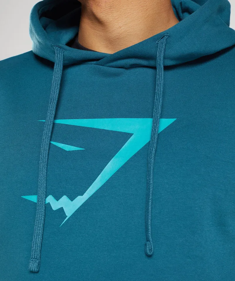 Gymshark Sharkhead Hoodie - Atlantic Blue