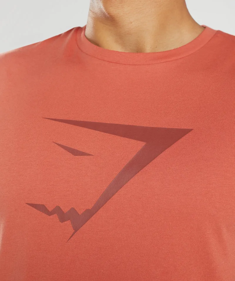 Gymshark Sharkhead Short Sleeve T-Shirt - Red