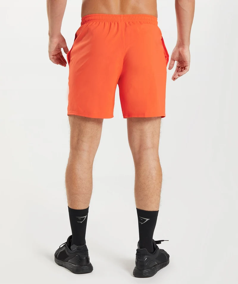 Gymshark Arrival 7" Shorts - Red