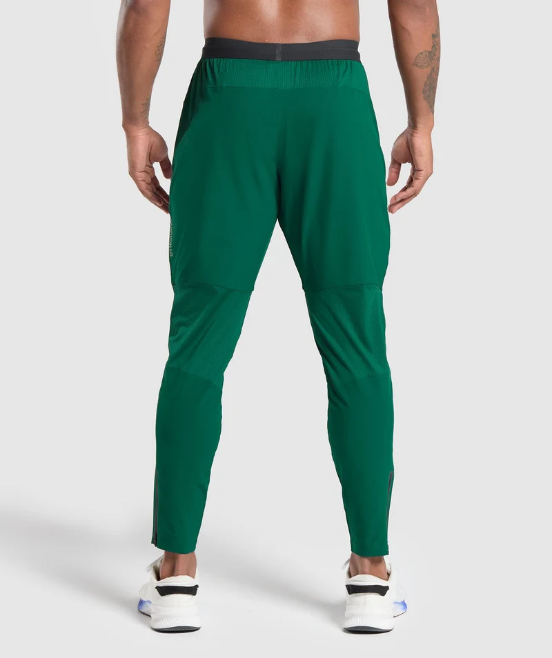Gymshark Hybrid Woven Joggers - Green