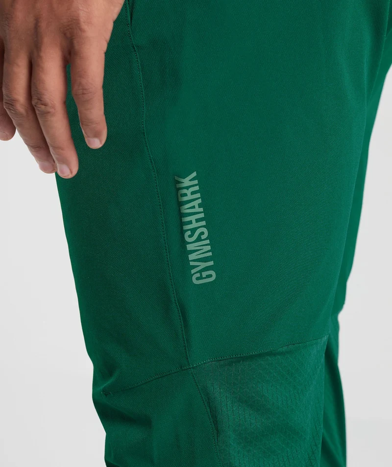 Gymshark Hybrid Woven Joggers - Green