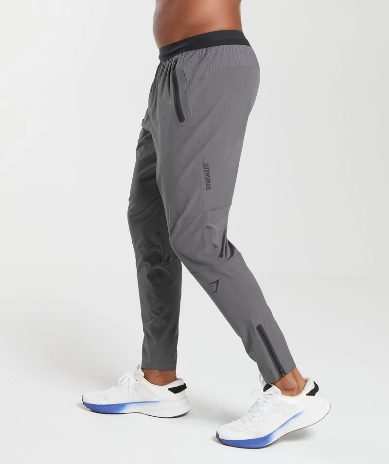 Gymshark Hybrid Woven Joggers - Grey