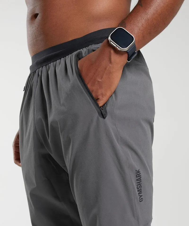 Gymshark Hybrid Woven Joggers - Grey