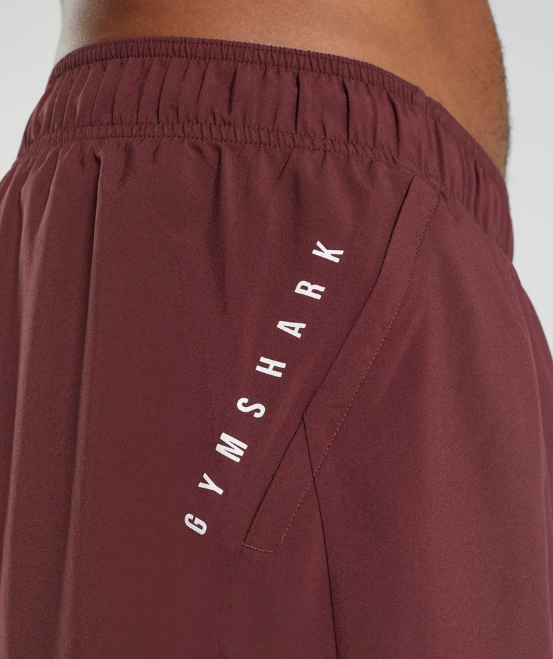 Gymshark Sport 7" 2-in-1 Shorts - Baked Maroon/Salsa Red