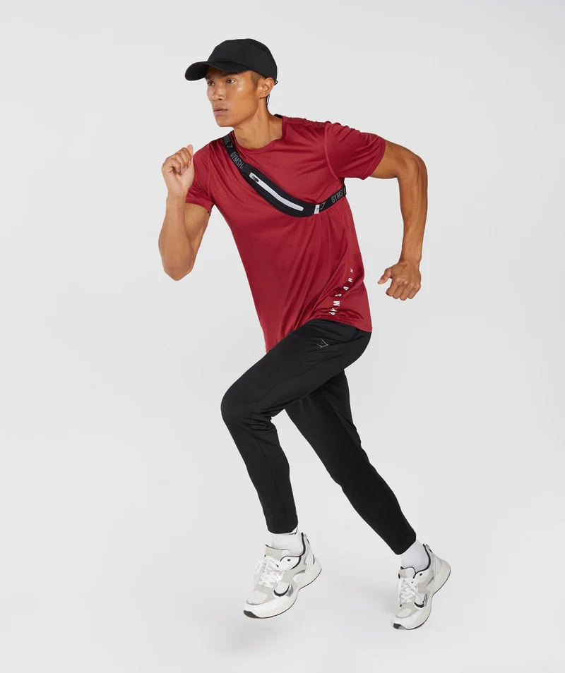 Gymshark Sport Short Sleeve T-Shirt - Red